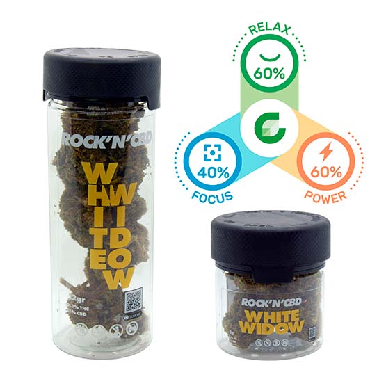 Rock’n’CBD White Widow 12g e 5g